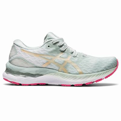 Asics Gel-Nimbus 23 - Naisten Juoksukengät - Vihreä/Punainen